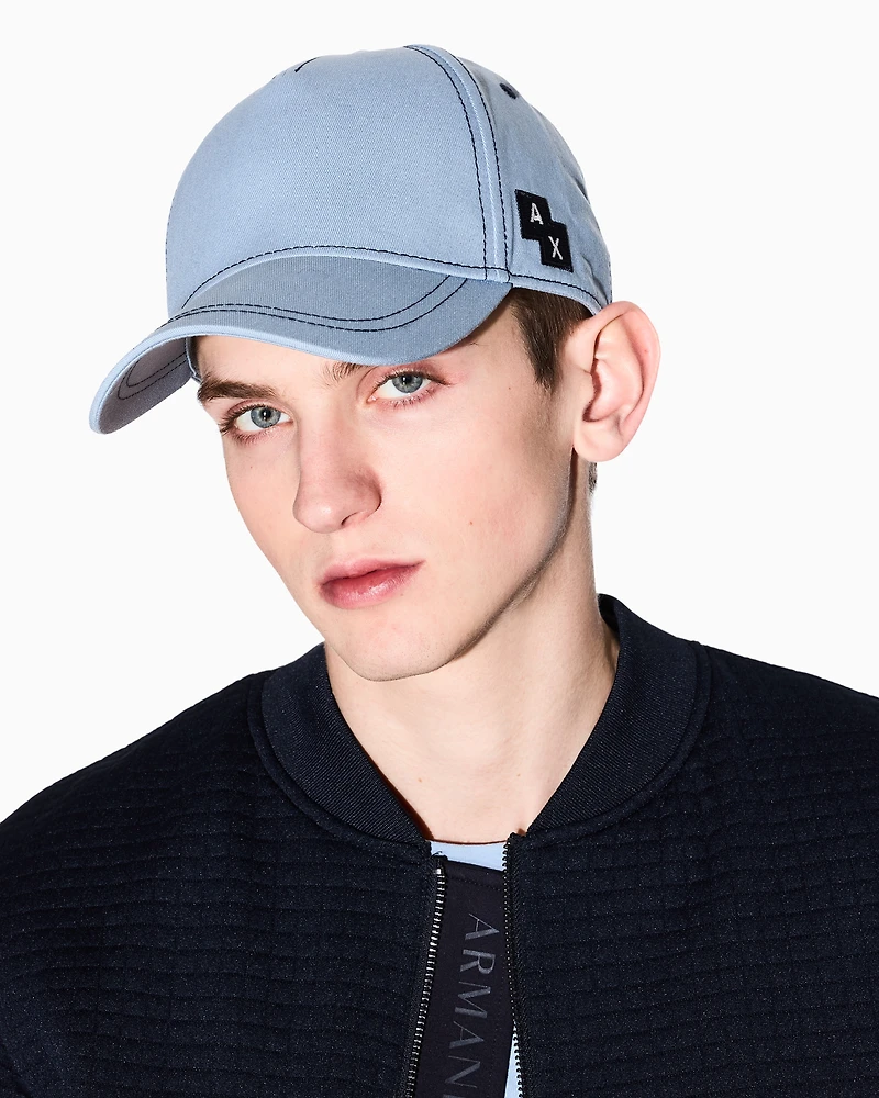Hat with side logo