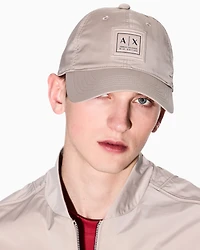 Cap with visor and logo