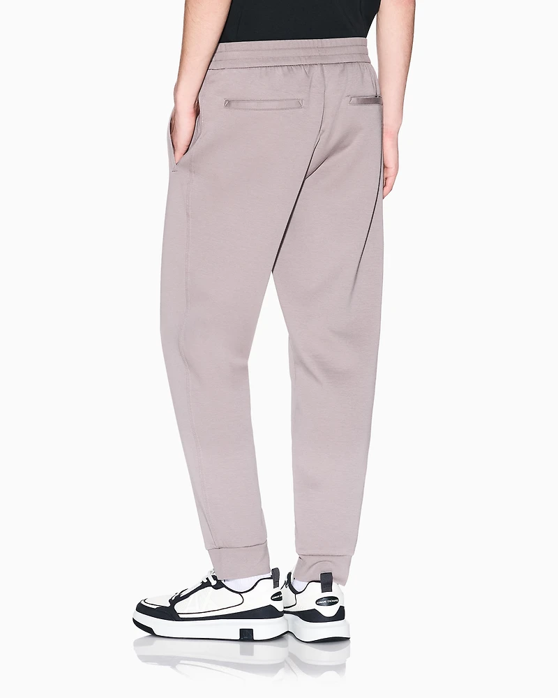 Jogger pants with logo on the back