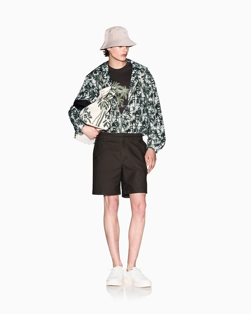 Regular fit palm tree print t-shirt