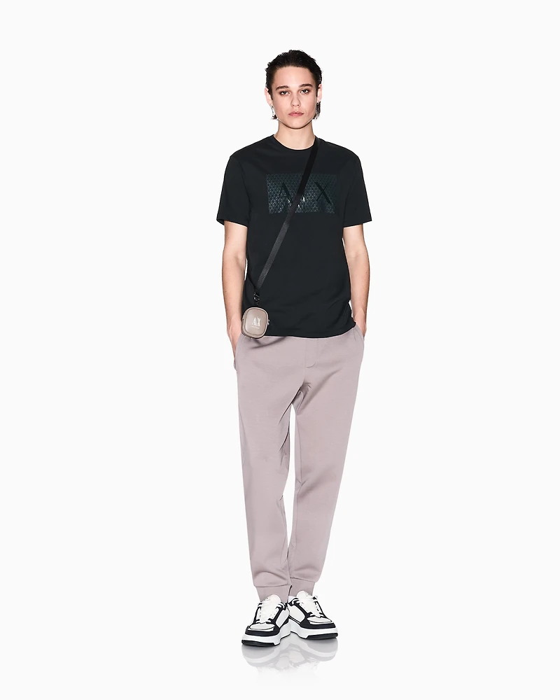 Jogger pants with logo on the back