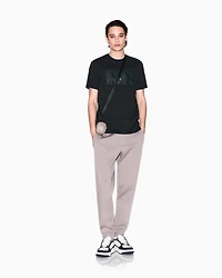 Jogger pants with logo on the back