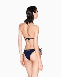 Bandeau bikini top with Blue Edition ASV logo