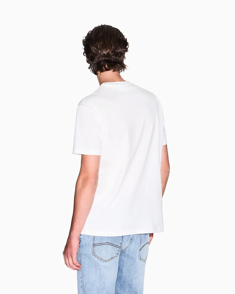 Regular fit T-shirt with patterned pocket
