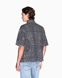 Regular fit shirt with kaleidoscope print