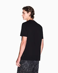 Regular fit T-shirt with patterned pocket