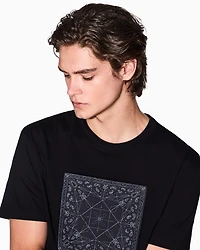 Regular fit T-shirt with kaleidoscope print