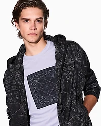 Regular fit T-shirt with kaleidoscope print