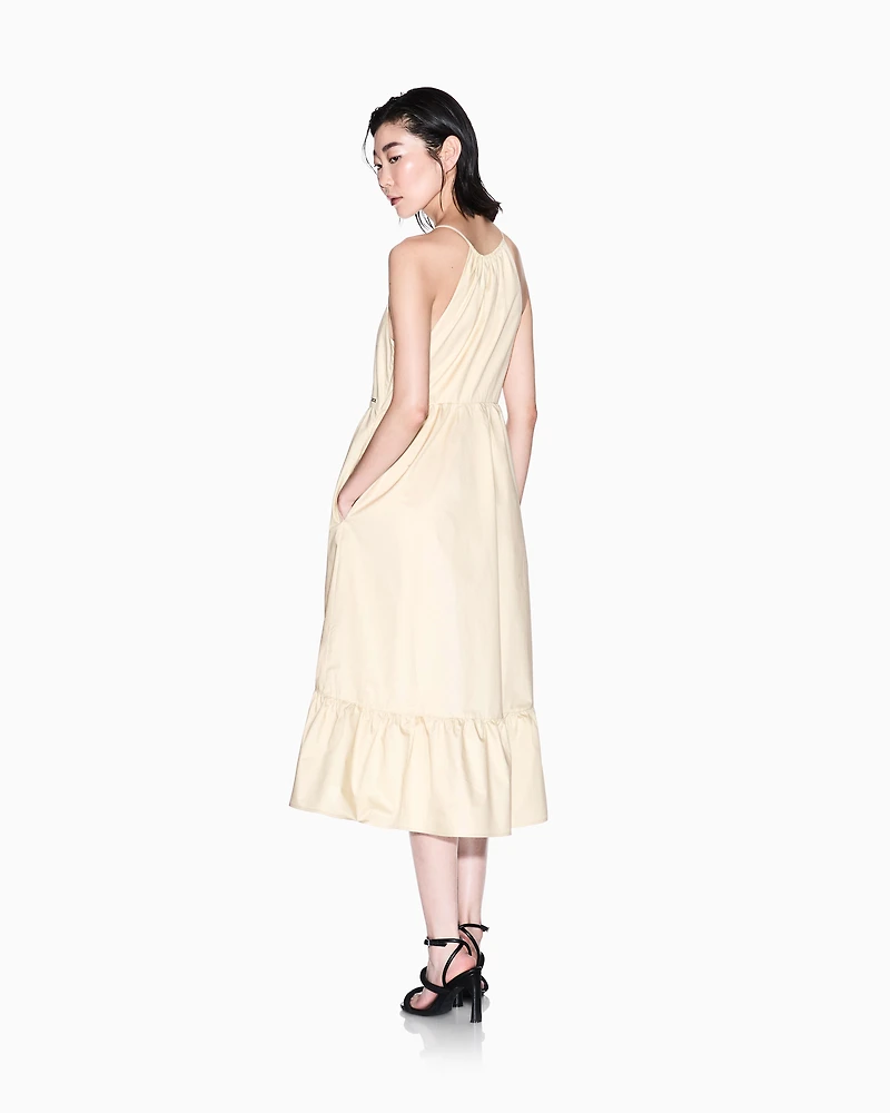 ASV Cotton Ruffle Midi Dress