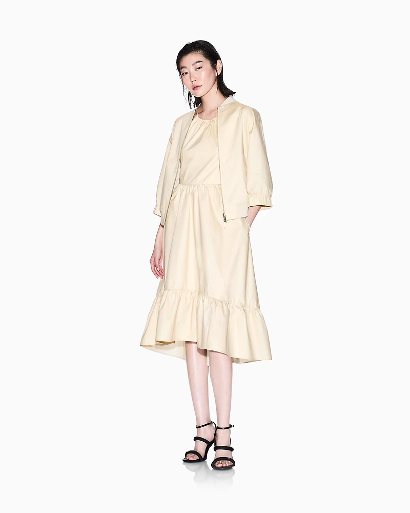 ASV Cotton Ruffle Midi Dress