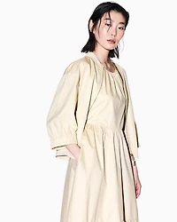 ASV Cotton Ruffle Midi Dress