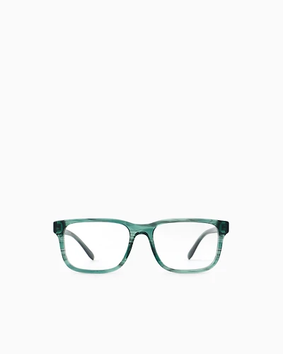 Emporio Armani - Optical frames, Man, Green, Size: 55L