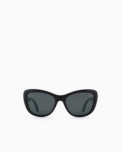 Emporio Armani - Girl’s butterfly sunglasses, Girl, Black, Size: 50L