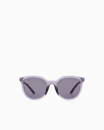 Emporio Armani - Girl’s cat-eye sunglasses, Girl, Silver, Size: 49L
