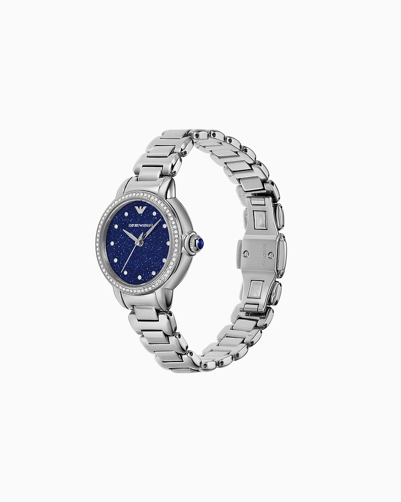 Emporio Armani -  Three-Hand Stainless Steel Watch, Woman, Multicoloured, Size: TU