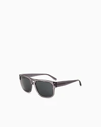 Emporio Armani - Men’s pillow sunglasses, Man, Grey, Size: 57L