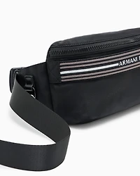 Logo stripe pouch