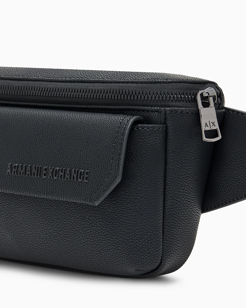 Hammered effect bum bag