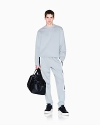 Crewneck cotton blend sweatshirt