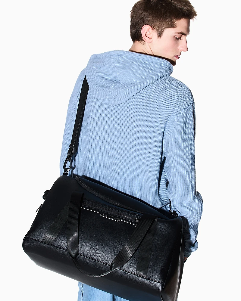 Duffel bag in coated material