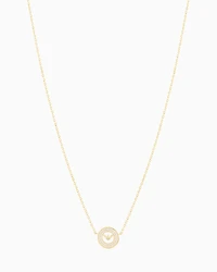 Emporio Armani -  Gold-Tone Sterling Silver Station Necklace, Woman, Multicoloured, Size: TU