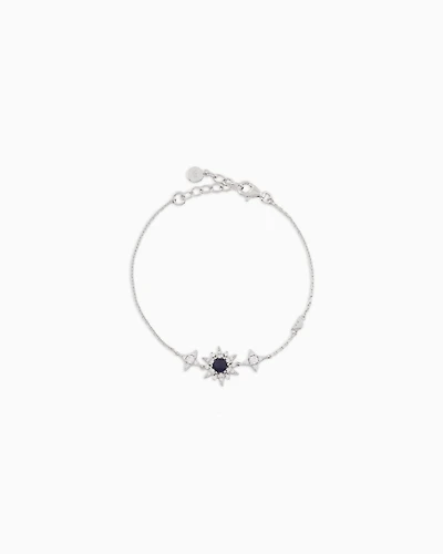 Emporio Armani -  Sterling Silver Station Bracelet, Woman, Multicoloured, Size: TU