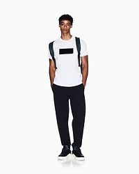 Regular fit t-shirt with vinyl logo print