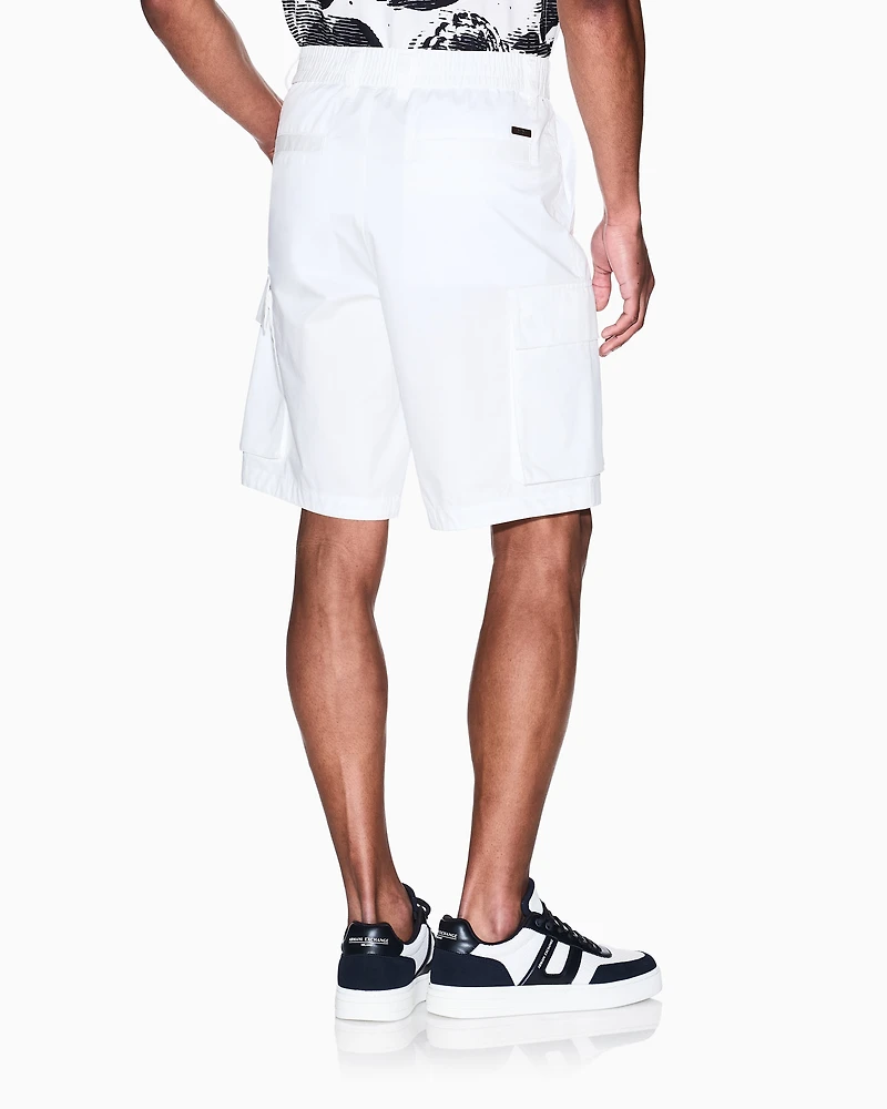Twill cargo Bermuda shorts