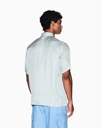 Patterned short-sleeved shirt