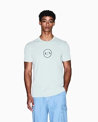 Regular fit T-shirt with round logo
