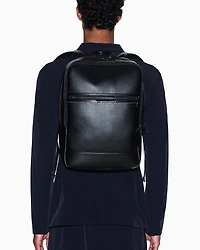 Square backpack with logo