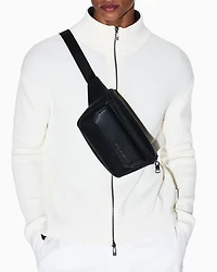 Hammered effect bum bag