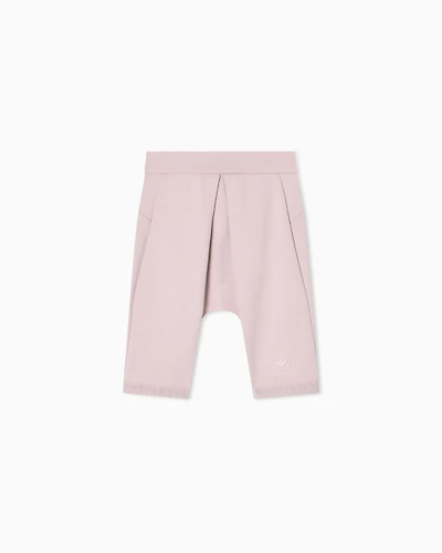 Emporio Armani - ASV interlock jersey trousers, Girl, Pink, Size:
