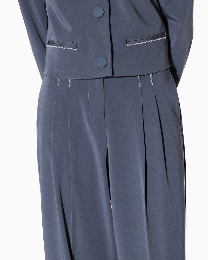 Pants with pleats