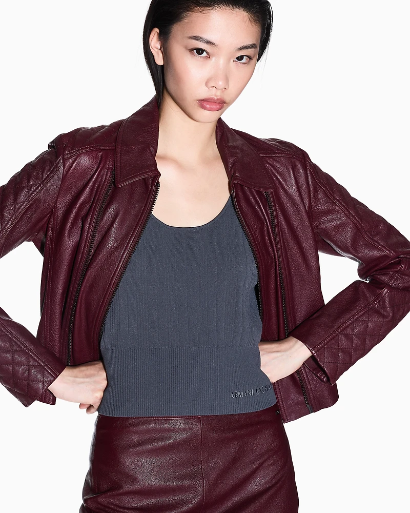 Wide ribbed top