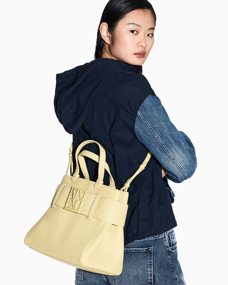 Handbag with ASV logo detail