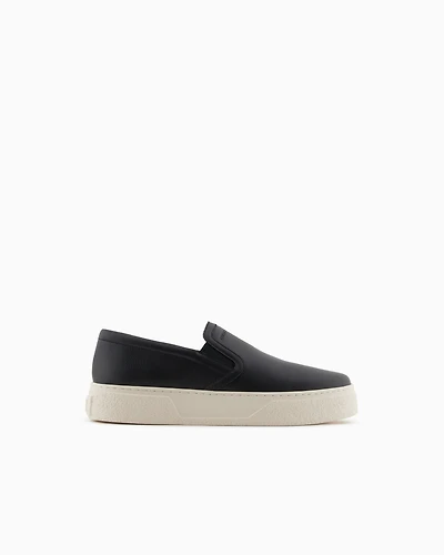 Smooth leather slip on