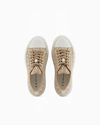 Sneakers with allover logo