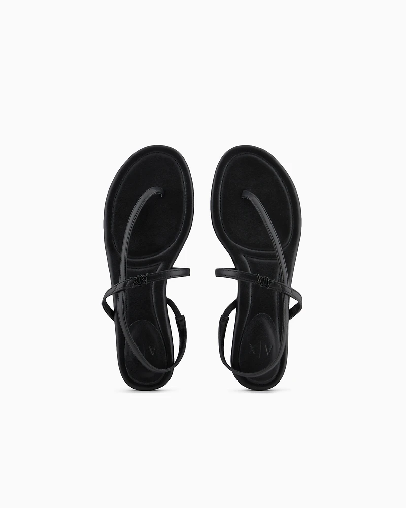 Flip flops with strap