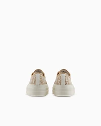 Sneakers with allover logo