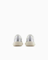 Sneakers with metallic inserts