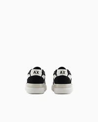 Oversized sneakers with contrasting inserts