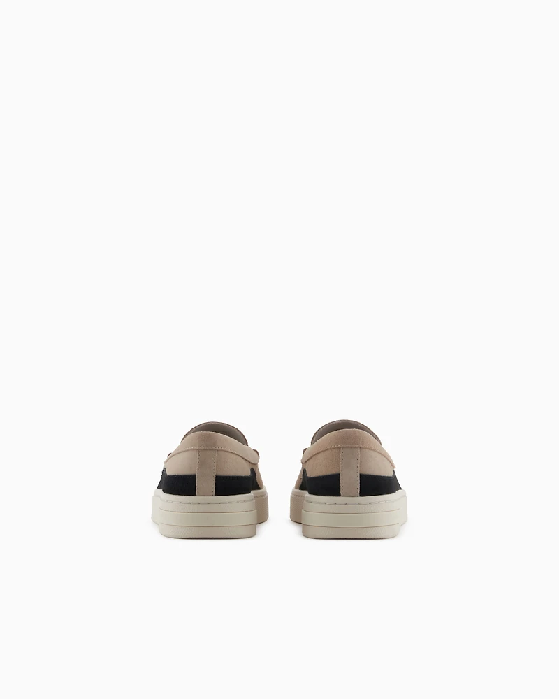 Suede Slip On