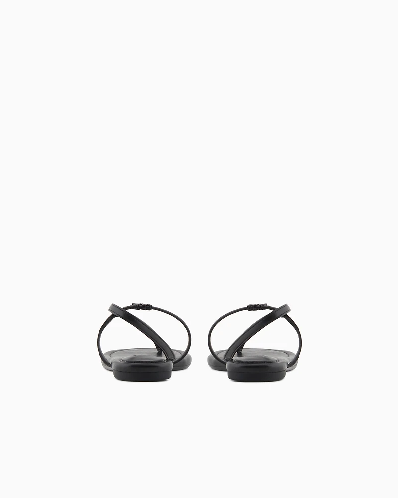 Flip flops with strap