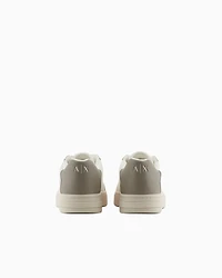 Sneakers with contrasting inserts