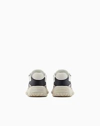 Two-tone sneakers with grip sole