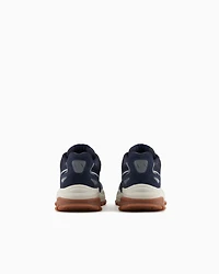 Mesh sneakers with oversized sole