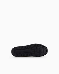 Sneakers with side logo and contrasting inserts