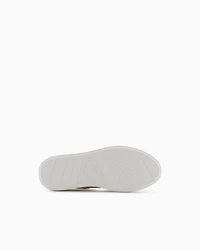 Oversized sneakers with contrasting inserts