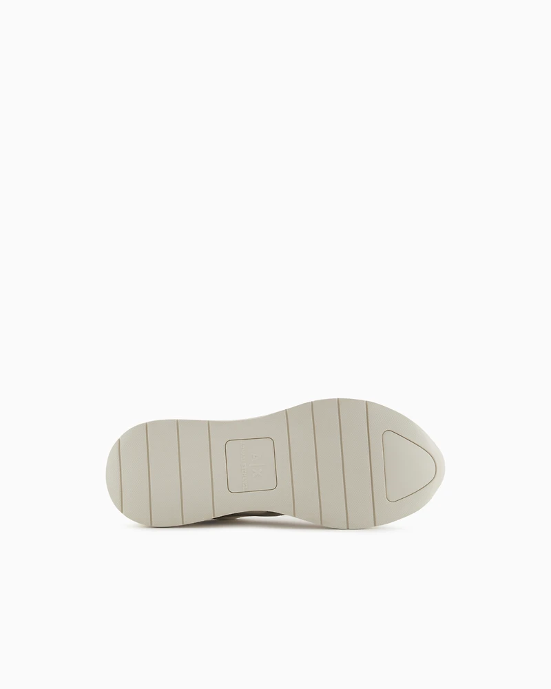 Sneakers with metallic inserts